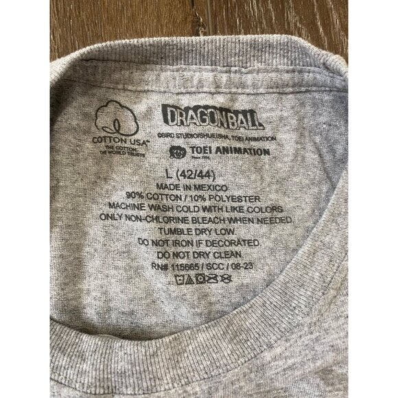 Dragon Ball Z Graphic Tee Featuring Goku & Characters Gray Short-Sleeve Shirt - Picture 4 of 4